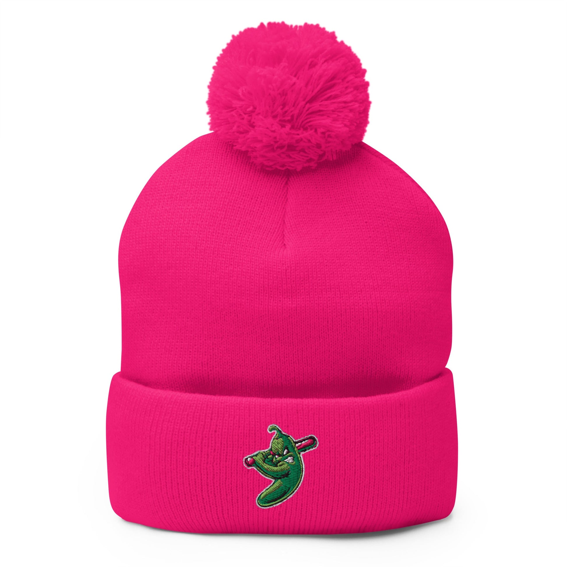 Pom - Pom Beanie | Jalapenos Baseball
