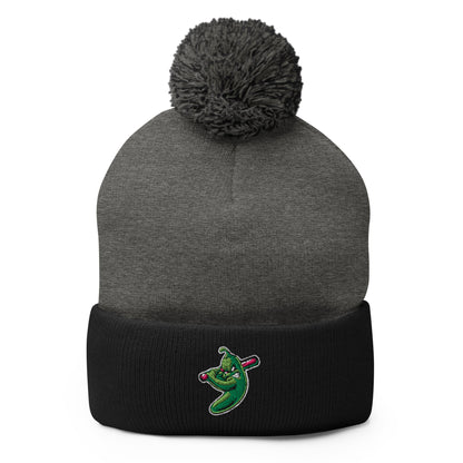 Pom - Pom Beanie | Jalapenos Baseball