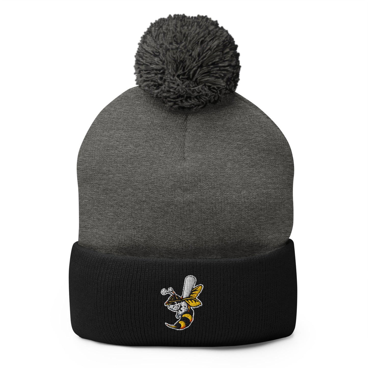 Pom - Pom Beanie | Joanna Hornets | Hornet Logo