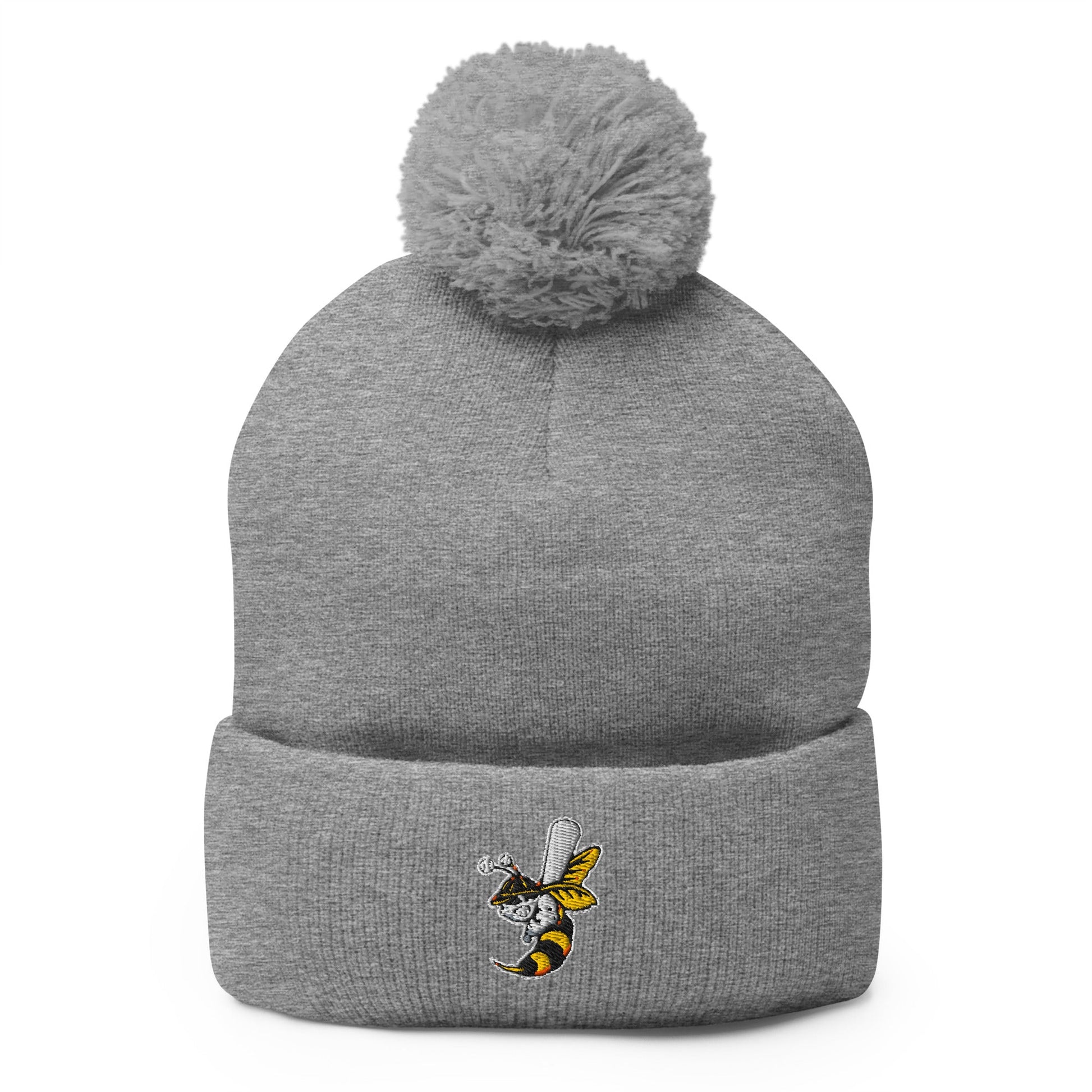 Pom - Pom Beanie | Joanna Hornets | Hornet Logo