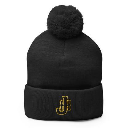 Pom - Pom Beanie | Joanna Hornets | JH Logo