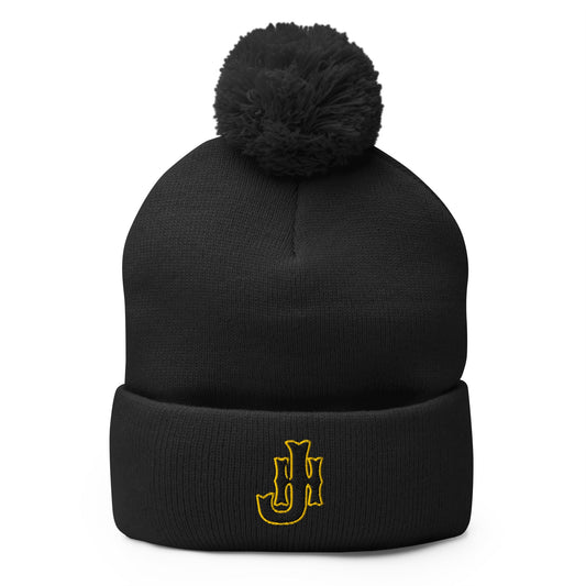 Pom - Pom Beanie | Joanna Hornets | JH Logo
