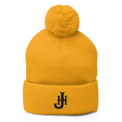 Pom - Pom Beanie | Joanna Hornets | JH Logo