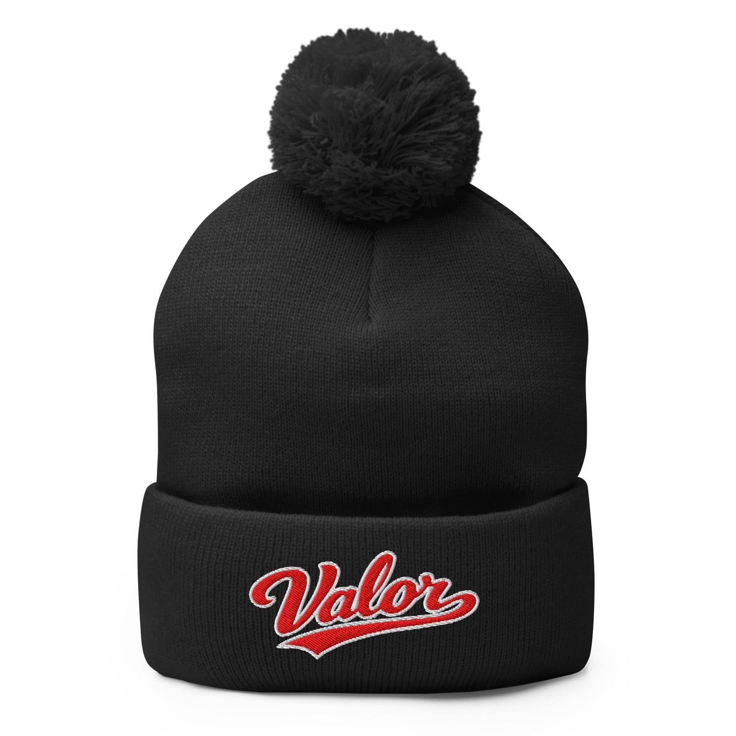 Pom - Pom Beanie | Kansas Valor Fan Gear | The Standard Logo