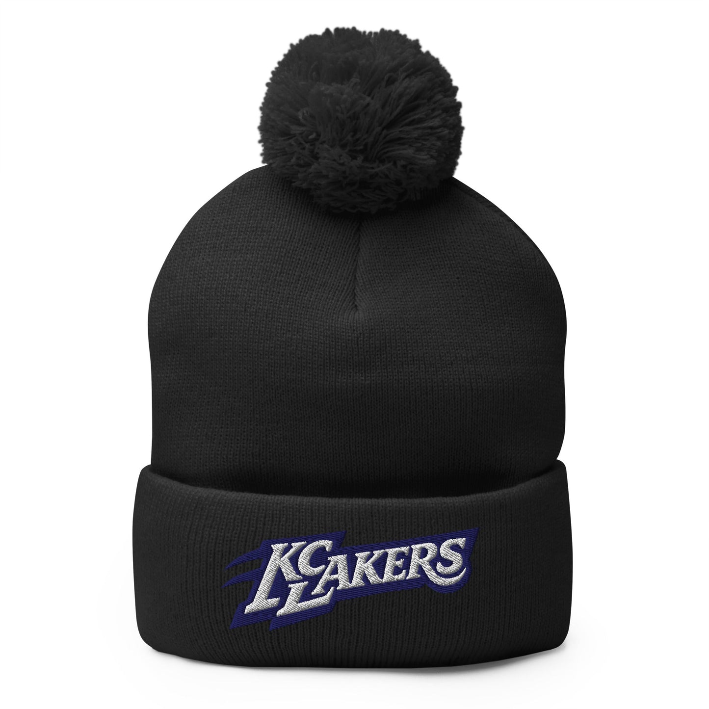 Pom - Pom Beanie | KC LAKERS - TGTI | Crest Logo
