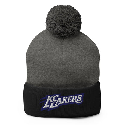 Pom - Pom Beanie | KC LAKERS - TGTI | Crest Logo