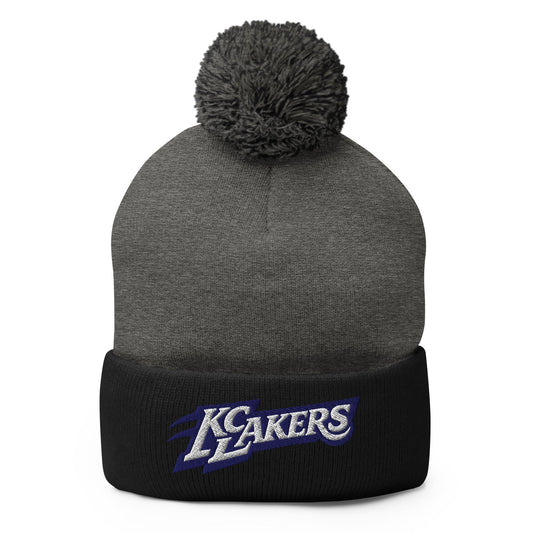 Pom - Pom Beanie | KC LAKERS - TGTI | Crest Logo