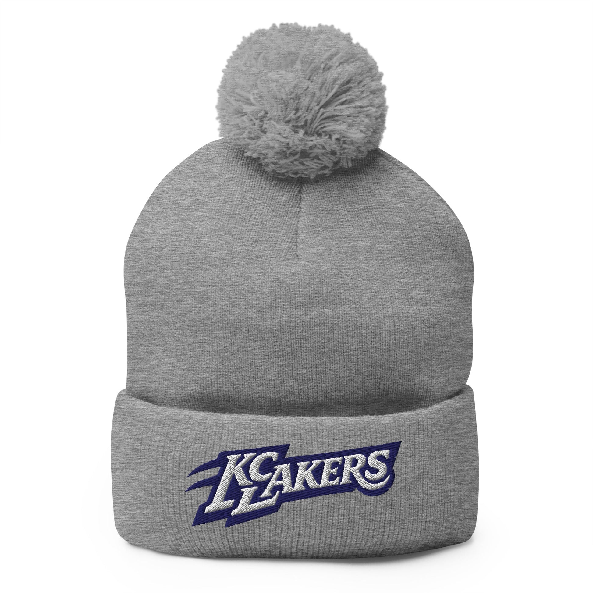 Pom - Pom Beanie | KC LAKERS - TGTI | Crest Logo