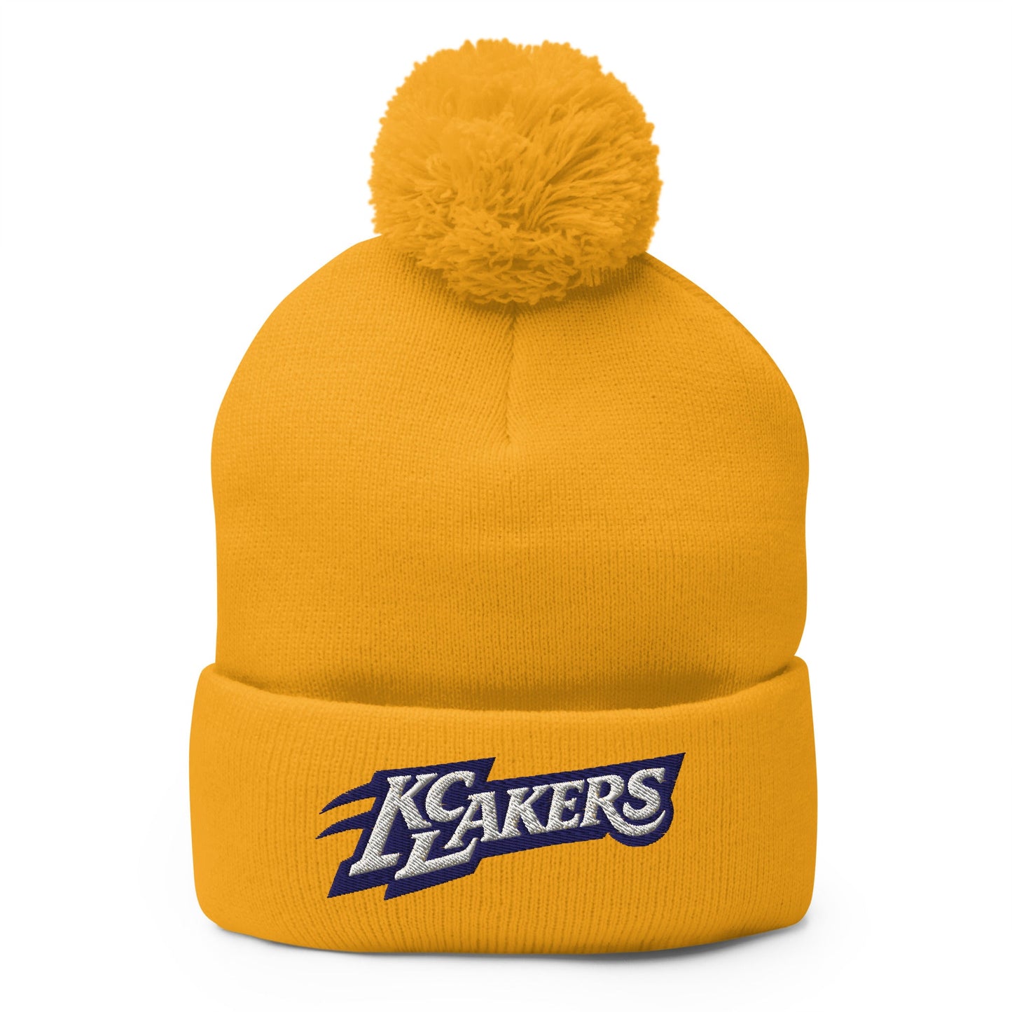 Pom - Pom Beanie | KC LAKERS - TGTI | Crest Logo