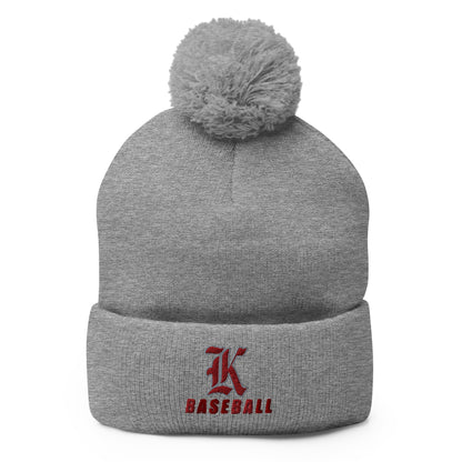 Pom - Pom Beanie | Kofa Baseball Booster Club | Vanguard Logo