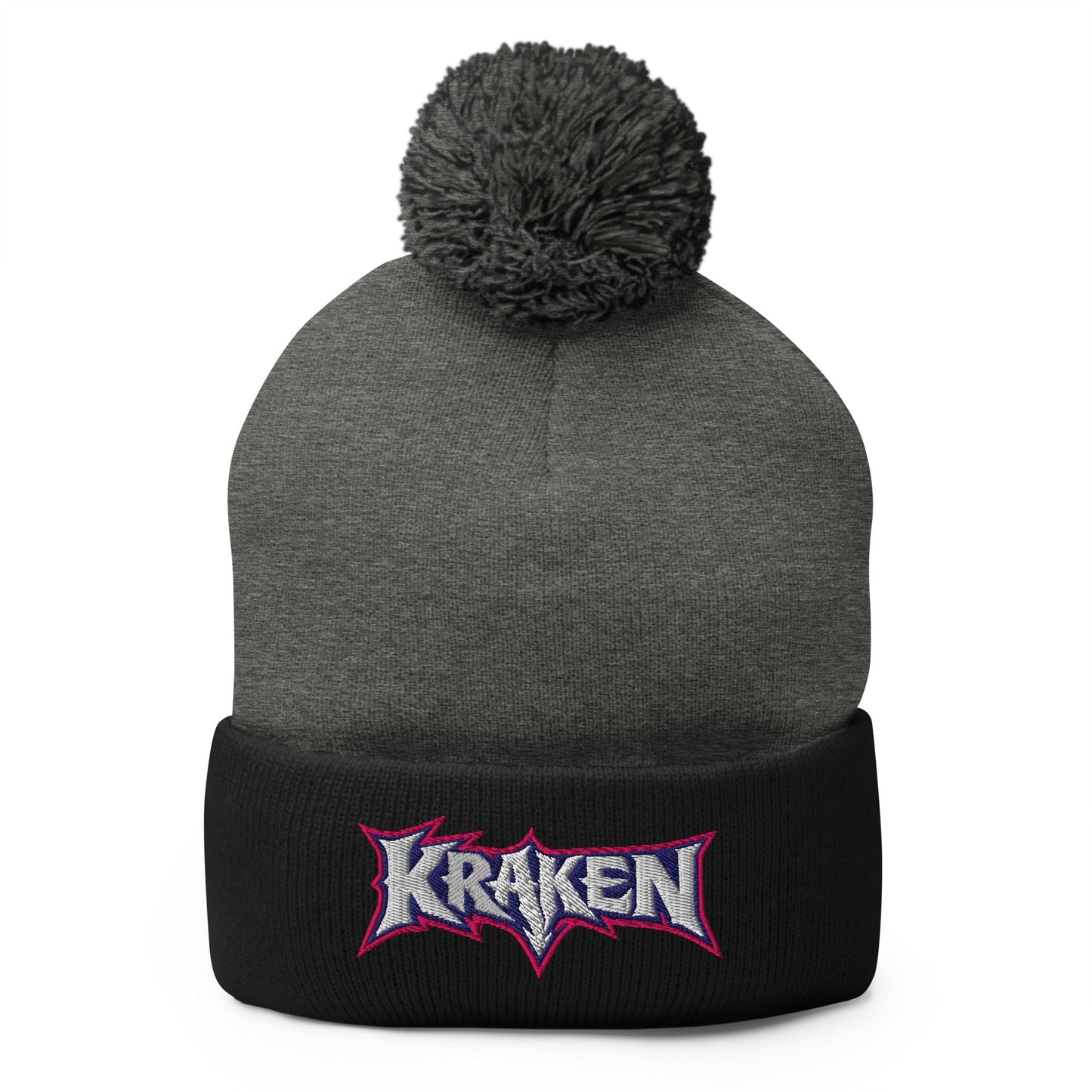 Pom - Pom Beanie | Kraken Fastpitch | Script Logo