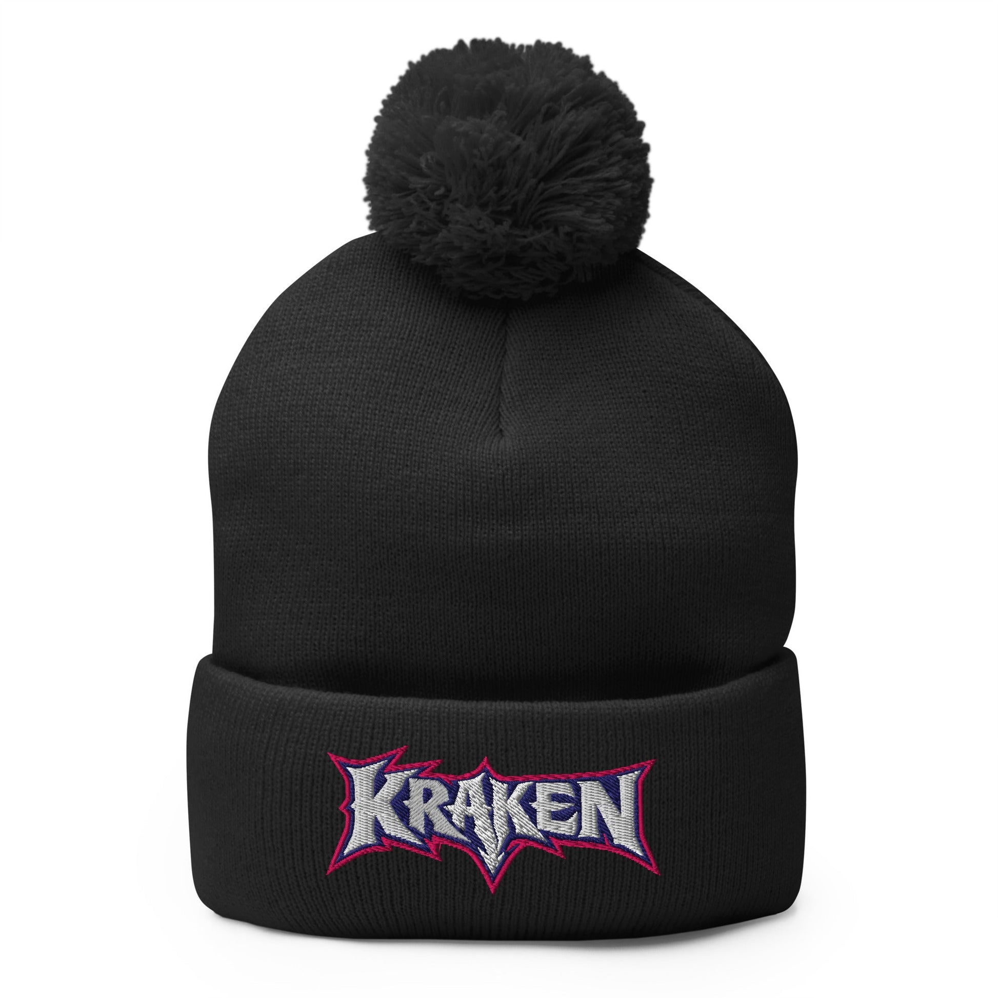 Pom - Pom Beanie | Kraken Fastpitch | Script Logo