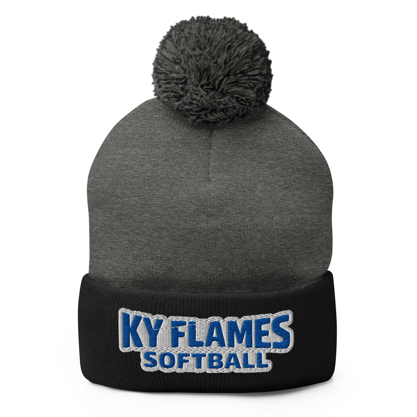 Pom - Pom Beanie | KY Flames | Mark Logo