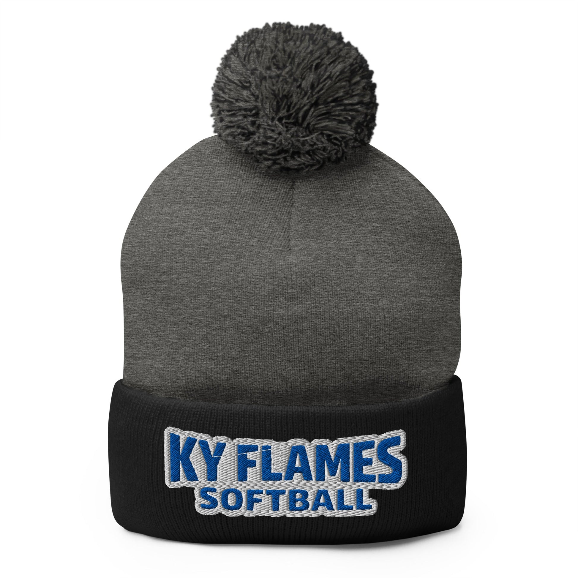 Pom - Pom Beanie | KY Flames | Mark Logo