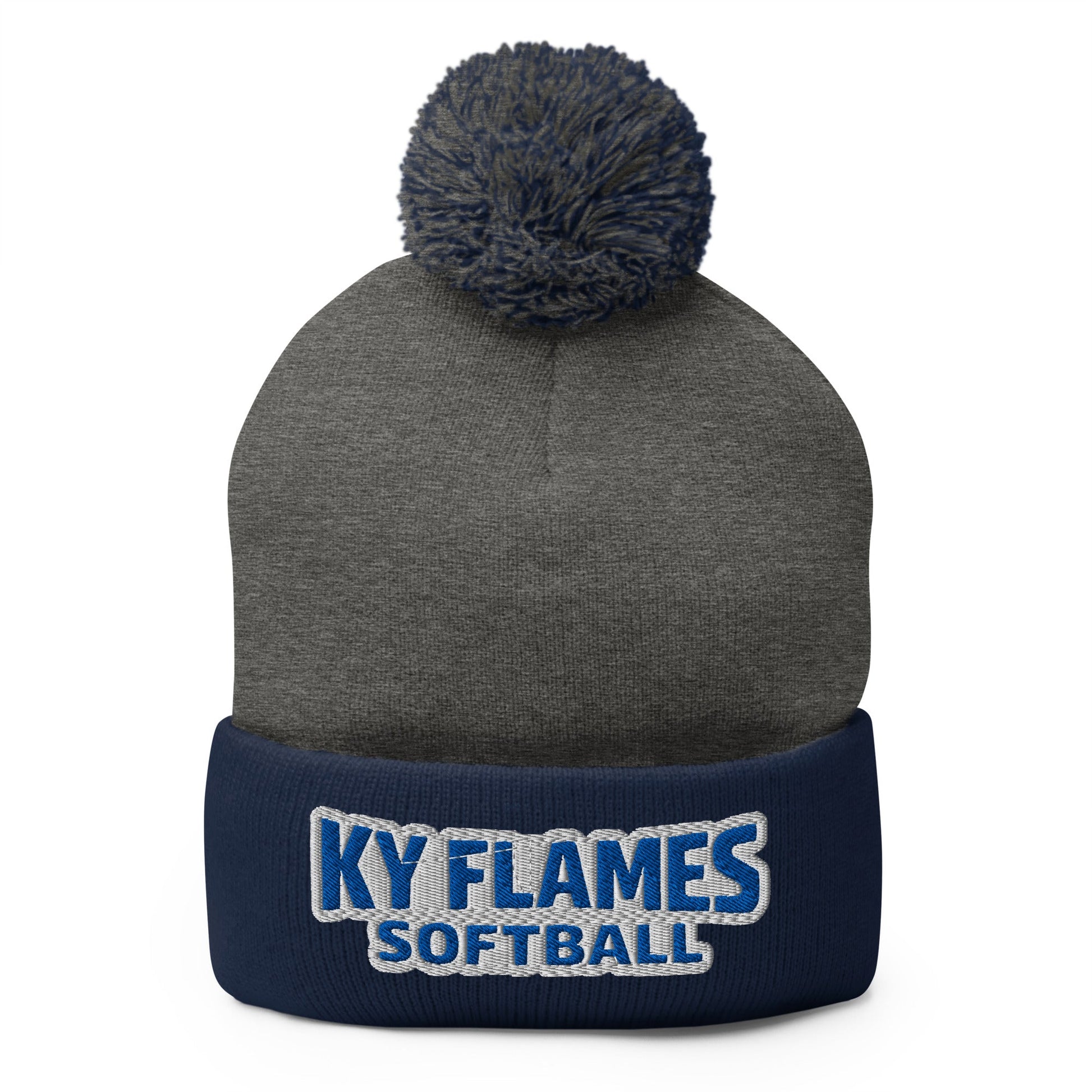 Pom - Pom Beanie | KY Flames | Mark Logo