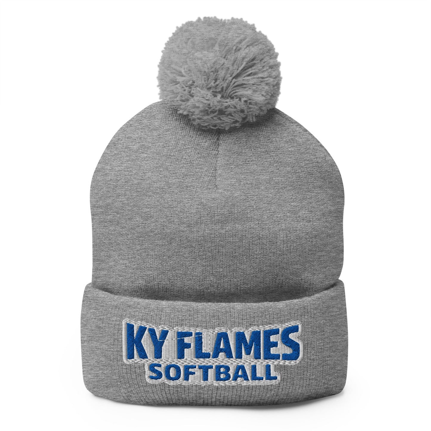 Pom - Pom Beanie | KY Flames | Mark Logo