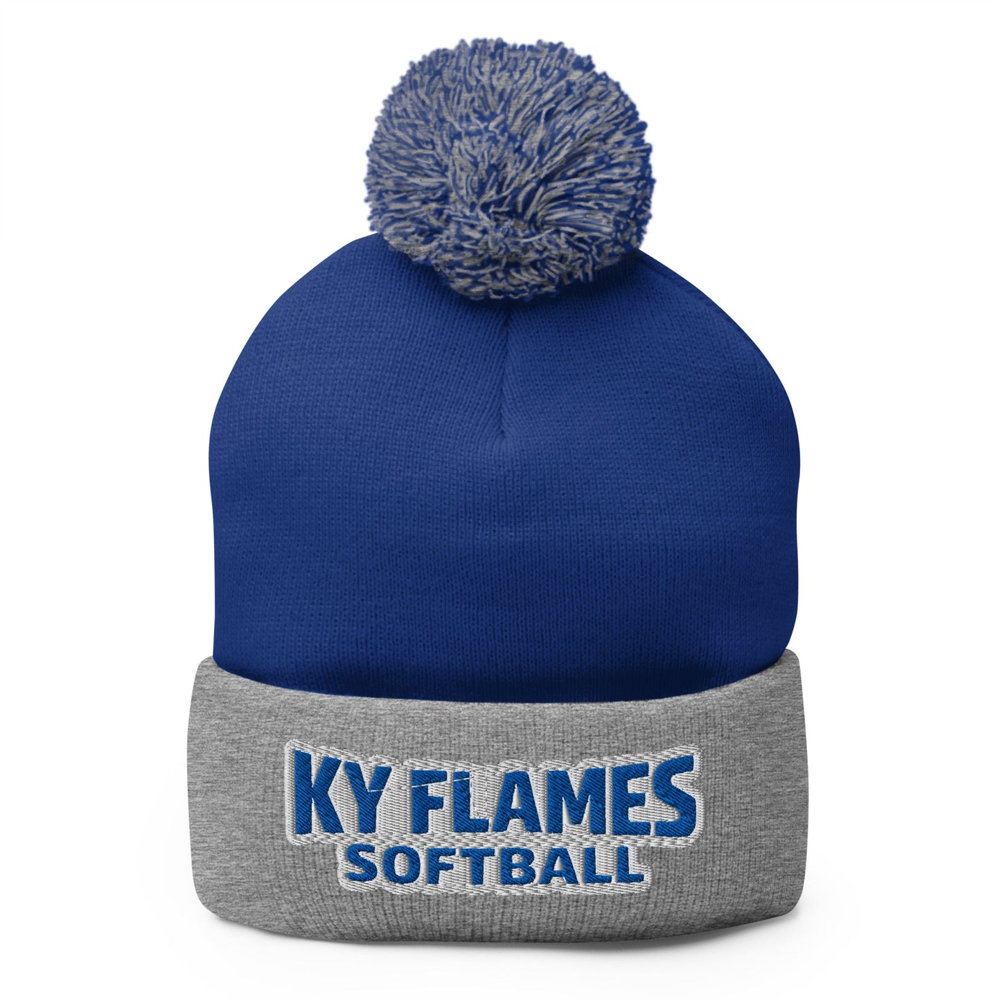 Pom - Pom Beanie | KY Flames | Mark Logo