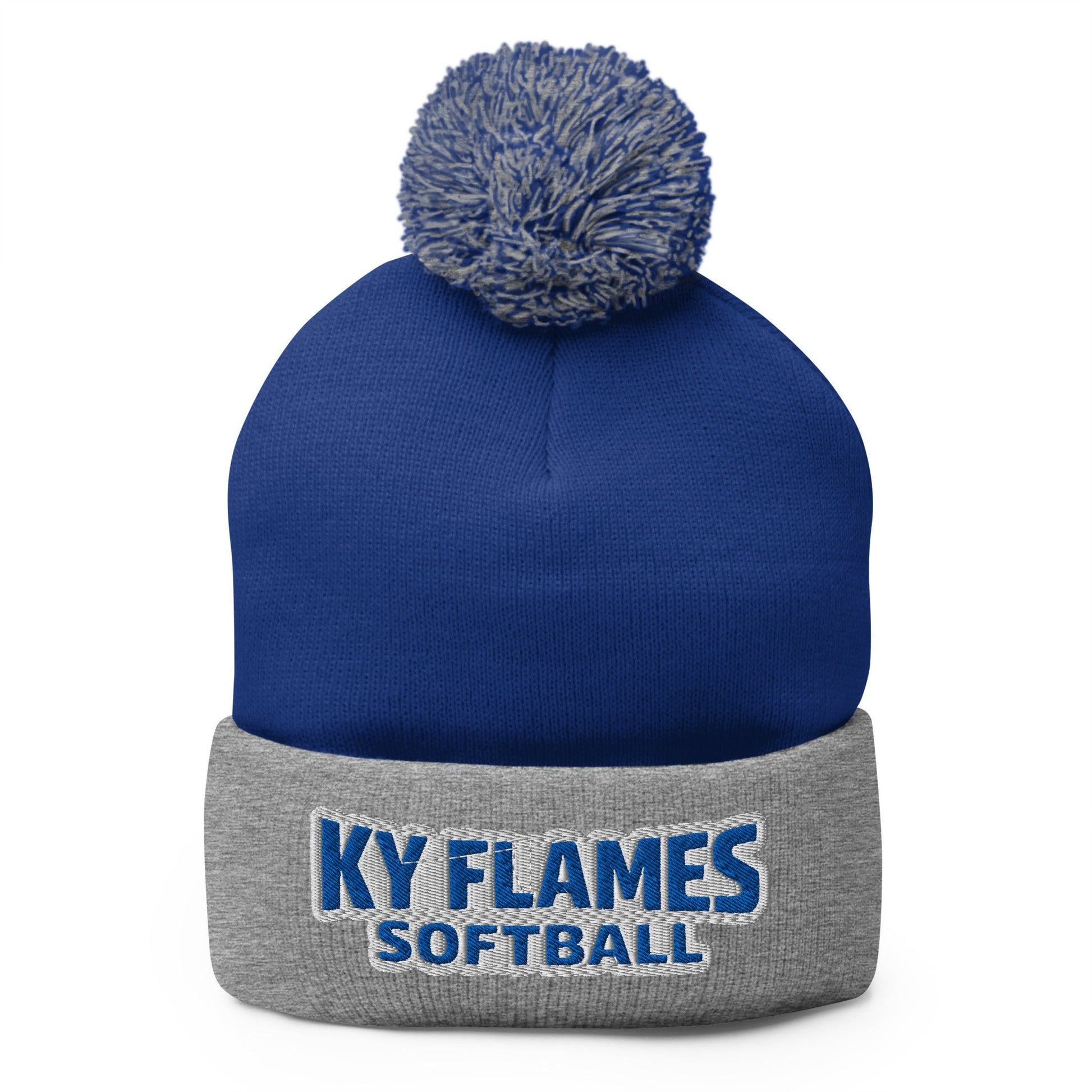 Pom - Pom Beanie | KY Flames | Mark Logo