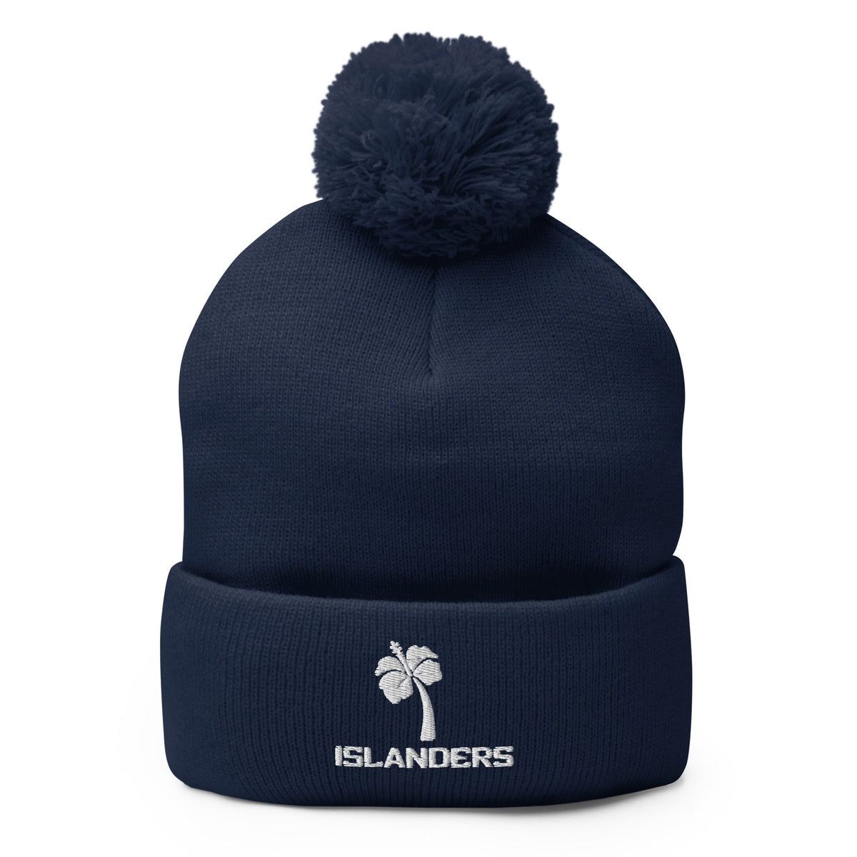 Pom-Pom Beanie | Lady Islanders | Crest Logo