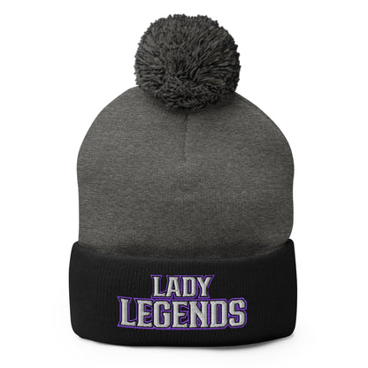Pom - Pom Beanie | Lady Legends Volleyball | Script Logo