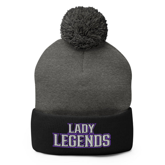Pom - Pom Beanie | Lady Legends Volleyball | Script Logo