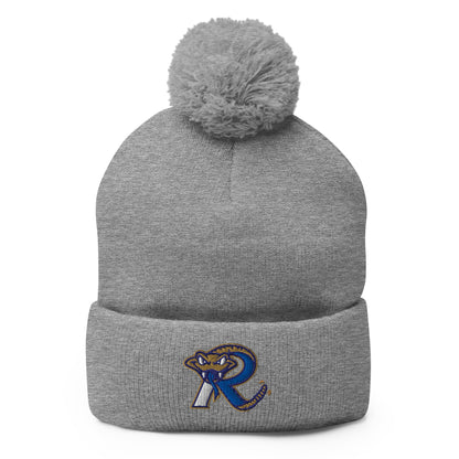 Pom - Pom Beanie | Lady Rattlers | Rattlers Logo