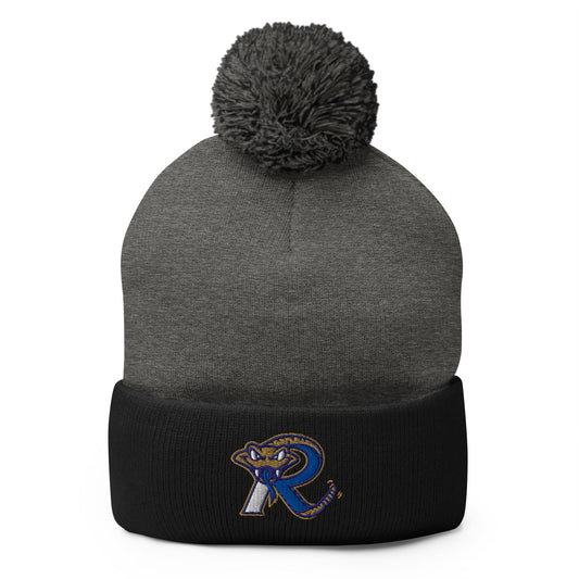 Pom - Pom Beanie | Lady Rattlers | Rattlers Logo