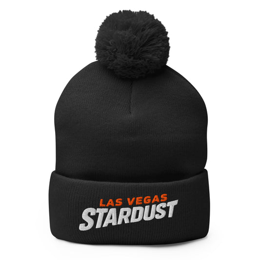 Pom - Pom Beanie | Las Vegas Stardust | Galactic Glide Logo