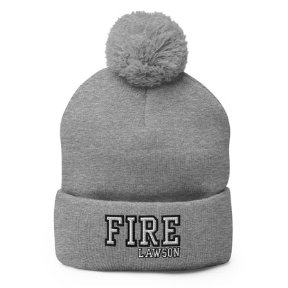 Pom-Pom Beanie | Lawson Fire Department | Script Logo