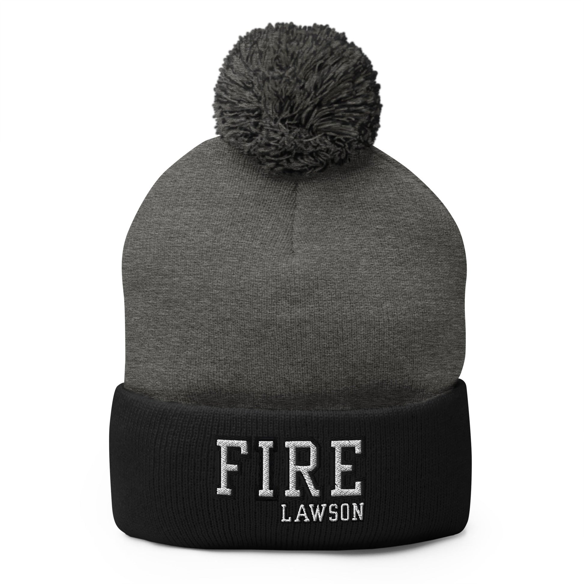 Pom-Pom Beanie | Lawson Fire Department | Script Logo