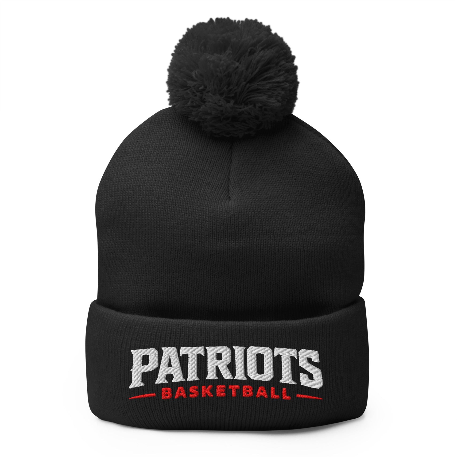 Pom - Pom Beanie | LFMS Athletics | Patriots Basketball Logo