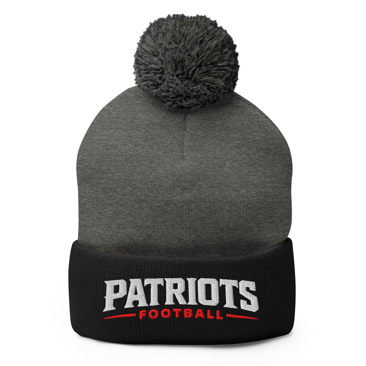 Pom - Pom Beanie | LFMS Athletics | Patriots Football Logo