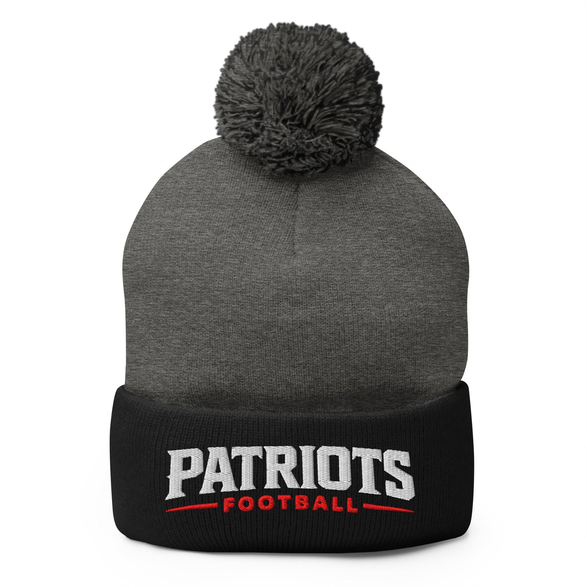 Pom - Pom Beanie | LFMS Athletics | Patriots Football Logo
