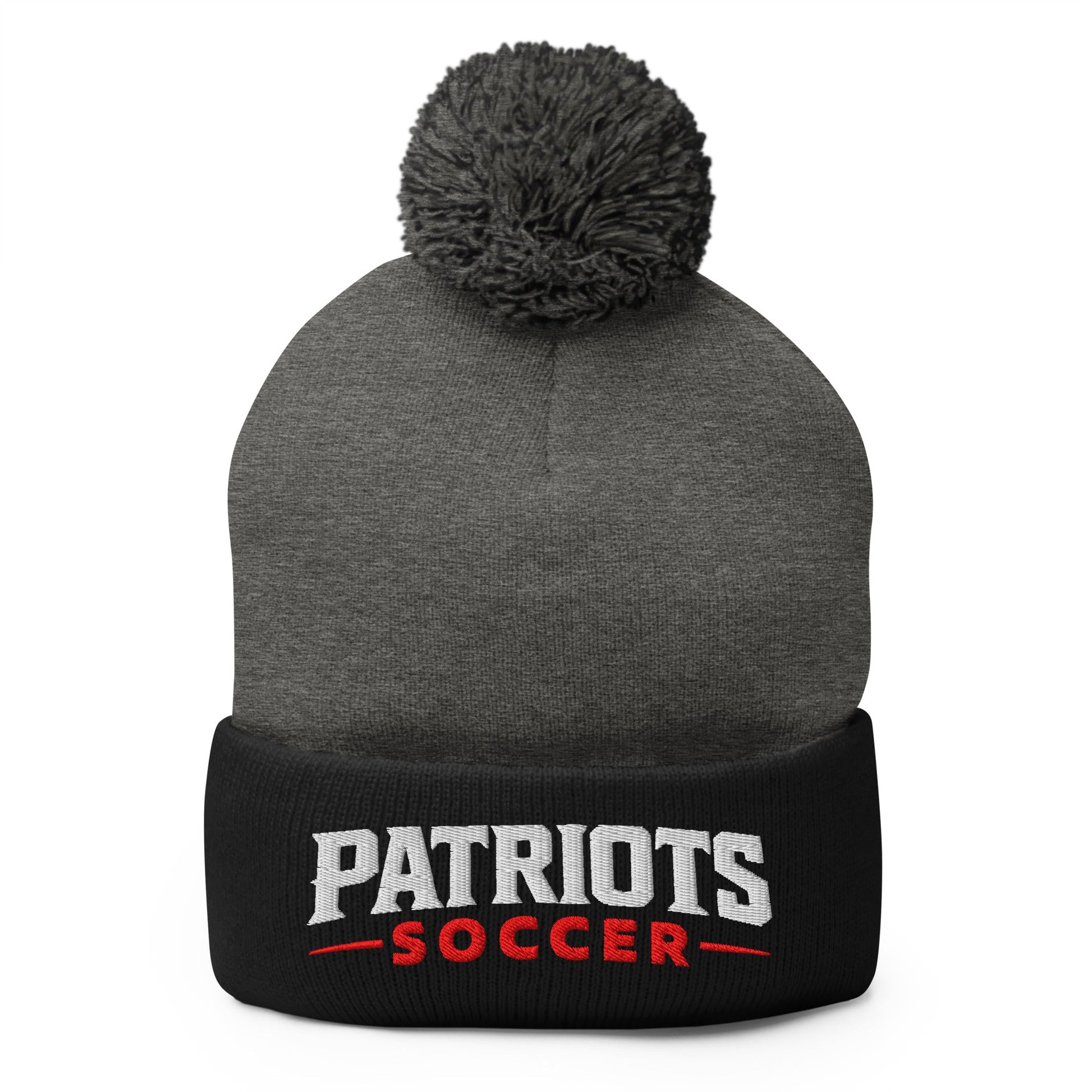 Pom - Pom Beanie | LFMS Athletics | Patriots Soccer Logo