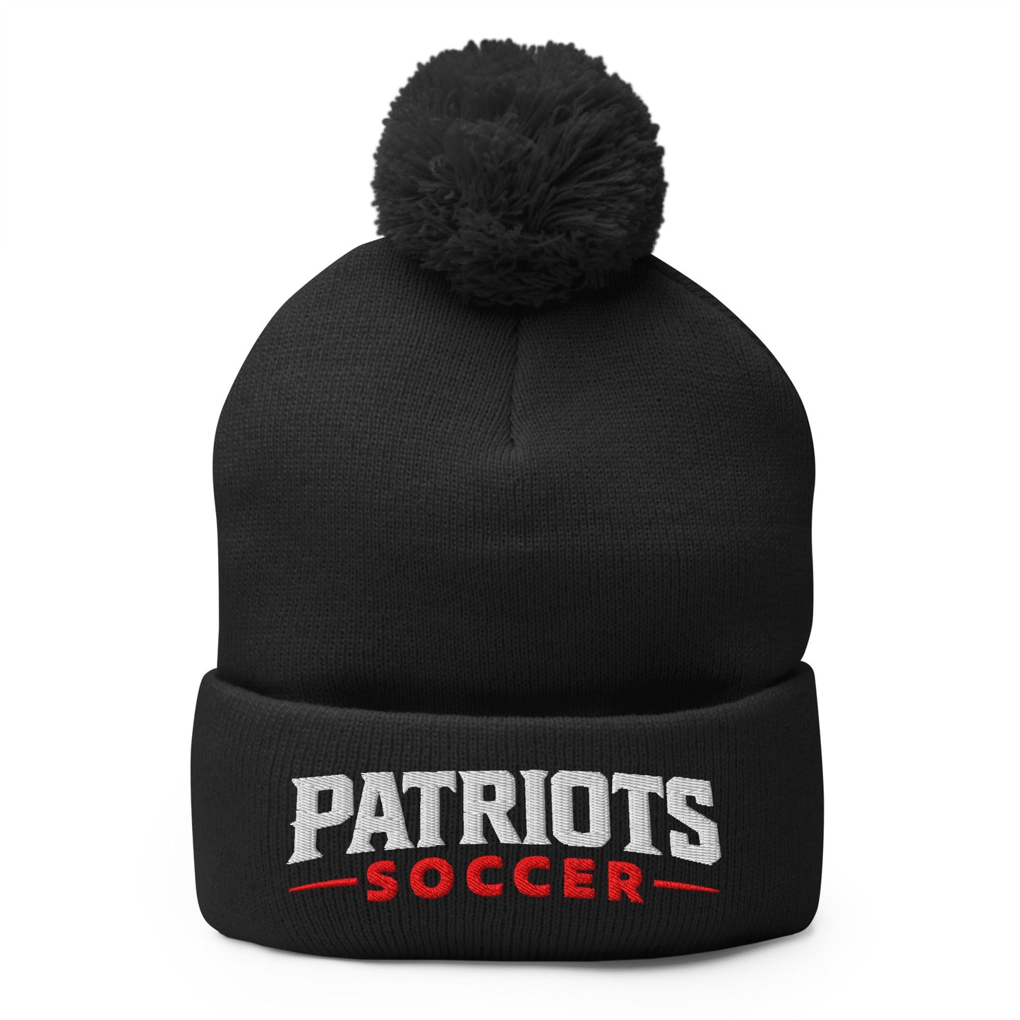 Pom - Pom Beanie | LFMS Athletics | Patriots Soccer Logo