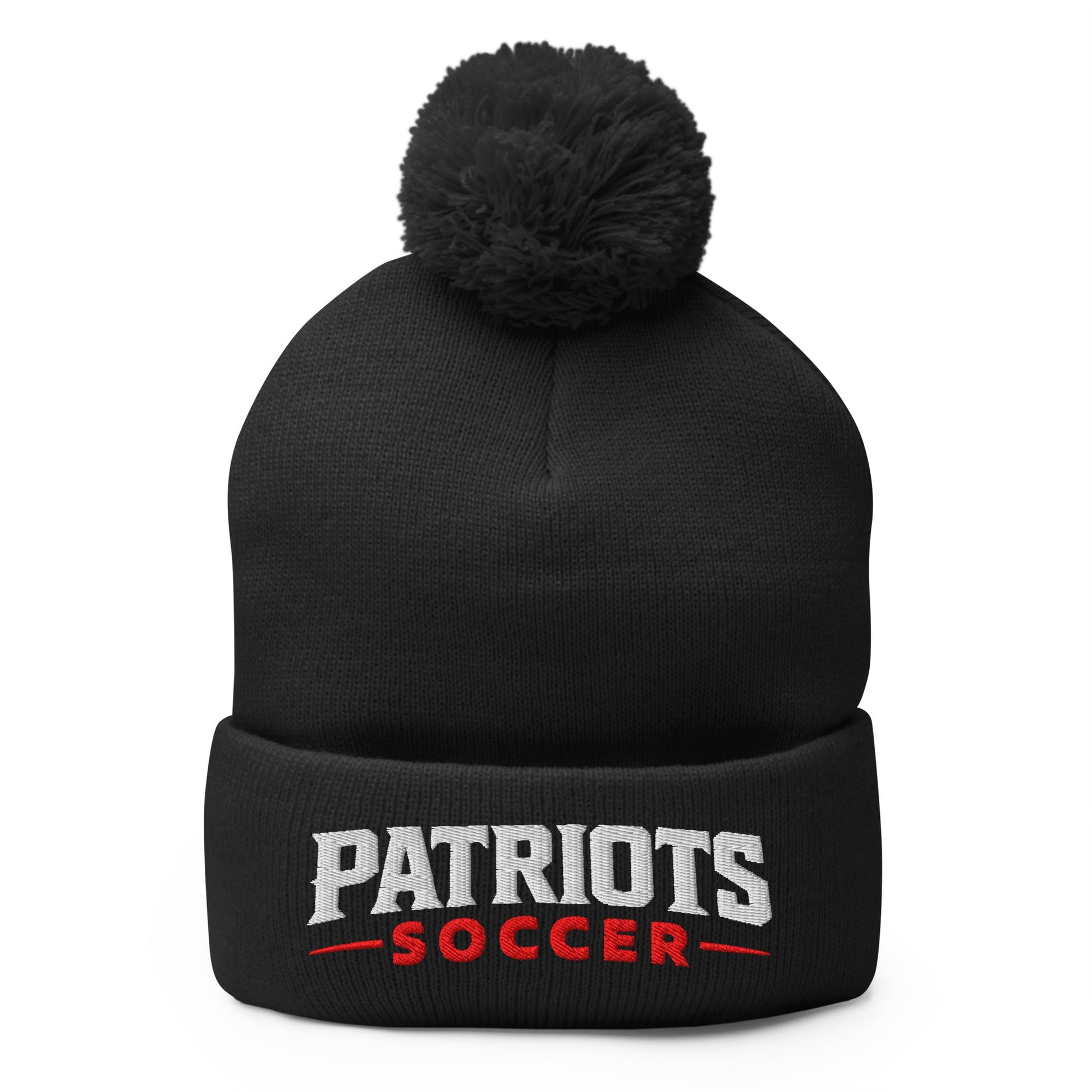 Pom - Pom Beanie | LFMS Athletics | Patriots Soccer Logo