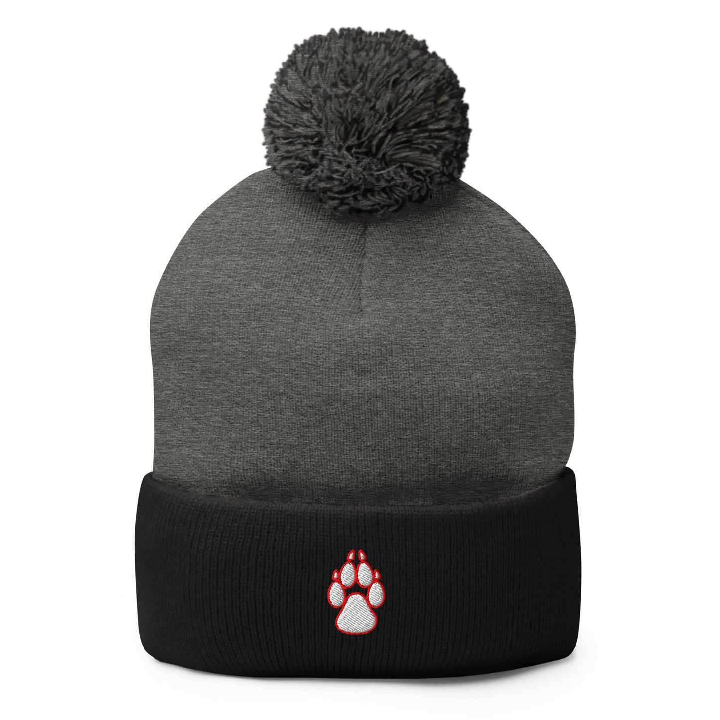 Pom - Pom Beanie | Lobo Women’s Ice Hockey | Script Logo