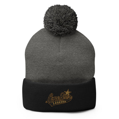 Pom - Pom Beanie | Lone Star legends | Script Logo