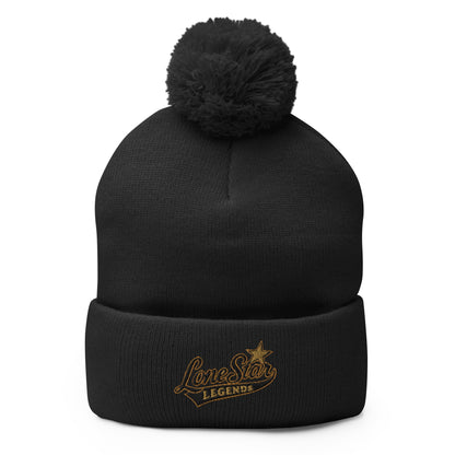 Pom - Pom Beanie | Lone Star legends | Script Logo