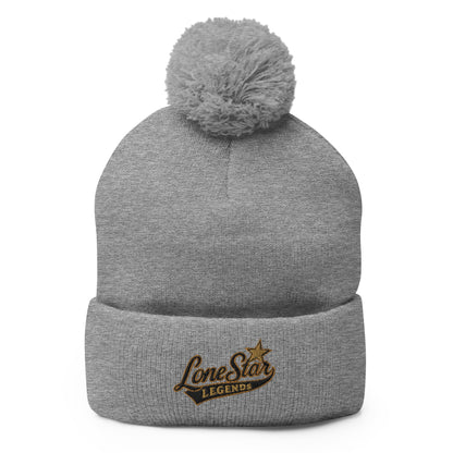 Pom - Pom Beanie | Lone Star legends | Script Logo