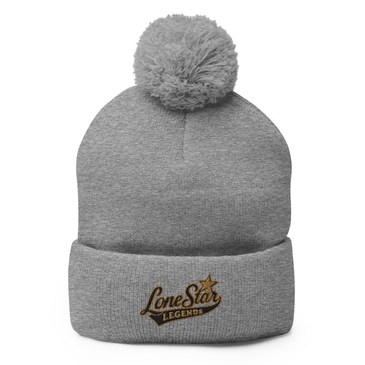 Pom - Pom Beanie | Lone Star legends | Script Logo