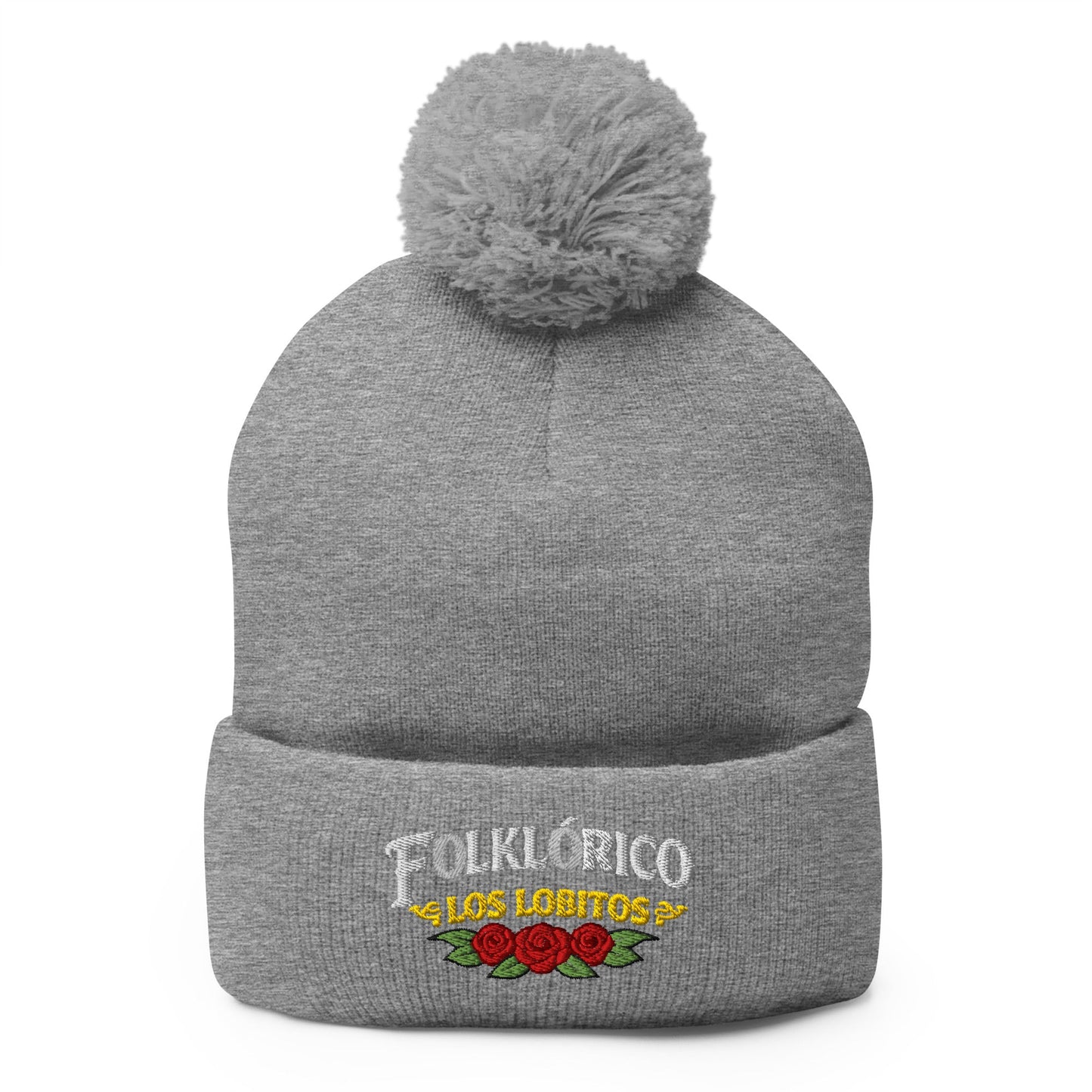 Pom - Pom Beanie | Los Lobitos | Los Lobitos Logo