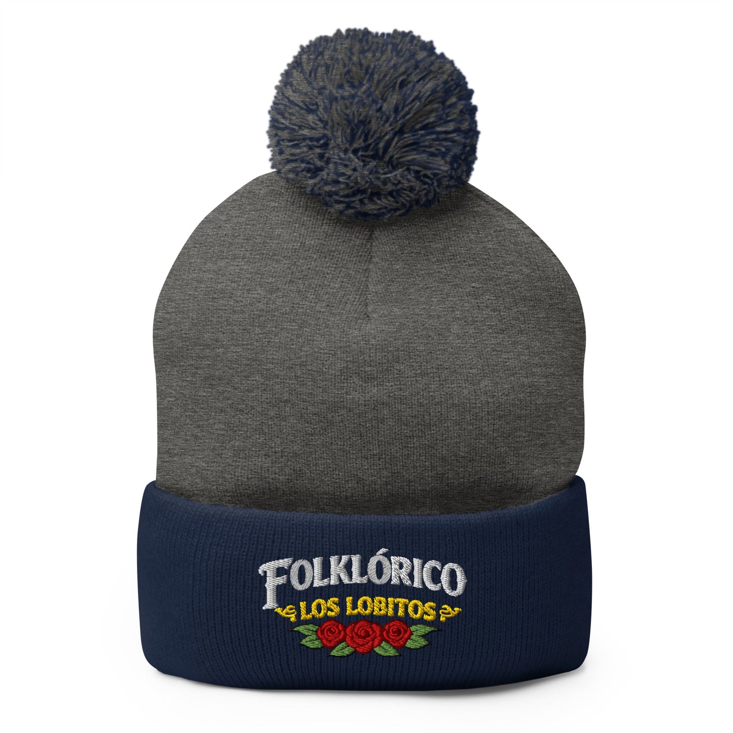 Pom - Pom Beanie | Los Lobitos | Los Lobitos Logo
