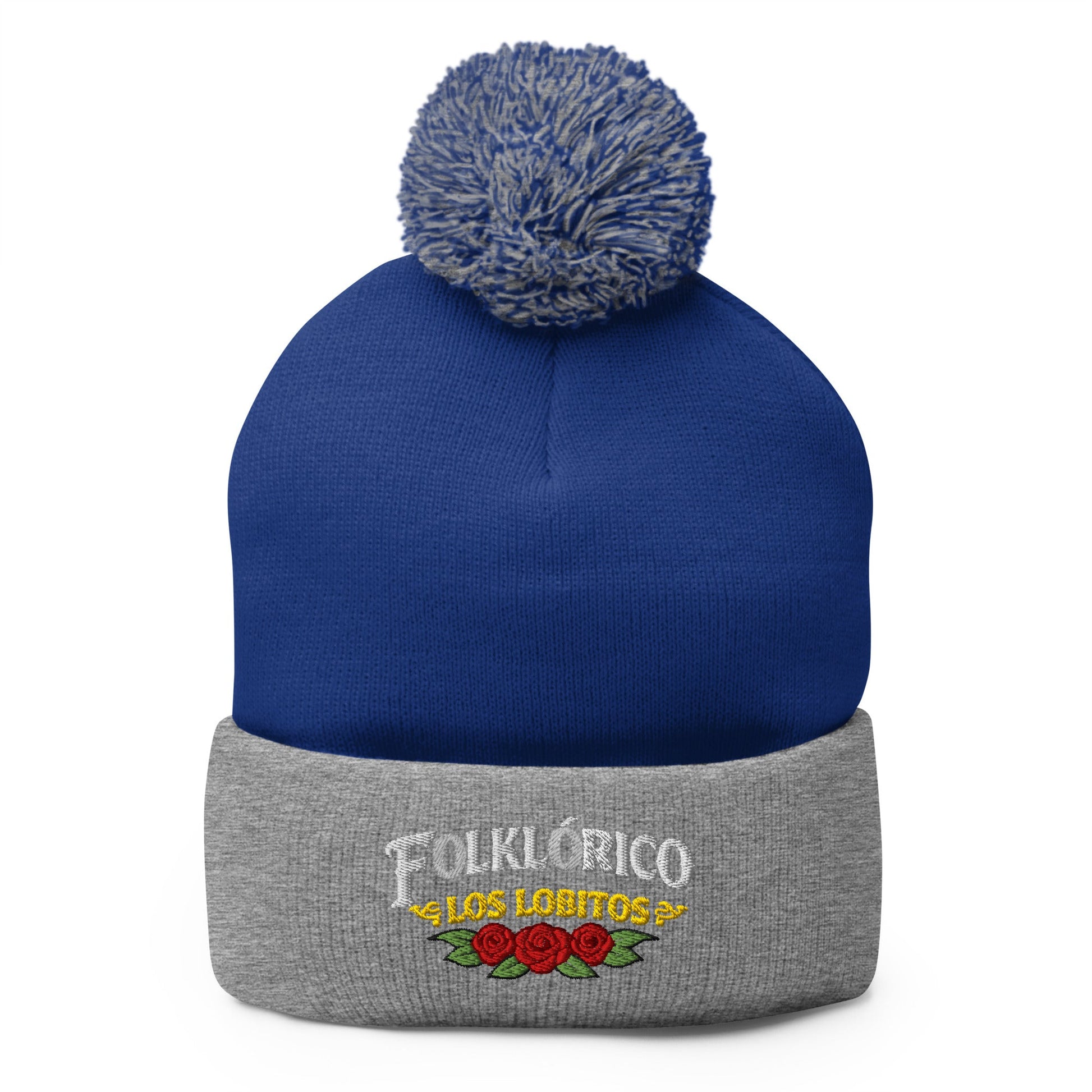 Pom - Pom Beanie | Los Lobitos | Los Lobitos Logo