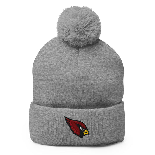 Pom - Pom Beanie | Lowell W Lacrosse | Crest Logo