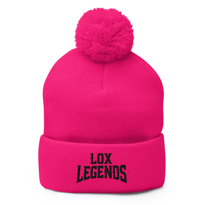 Pom - Pom Beanie | Lox Legends | Script Logo