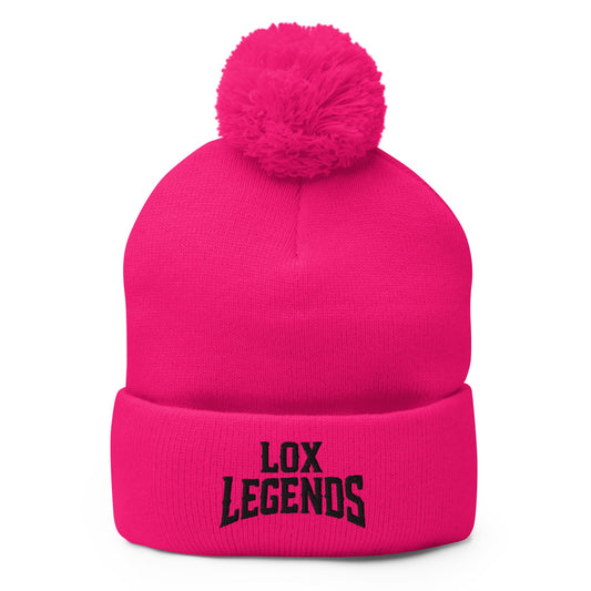 Pom - Pom Beanie | Lox Legends | Script Logo
