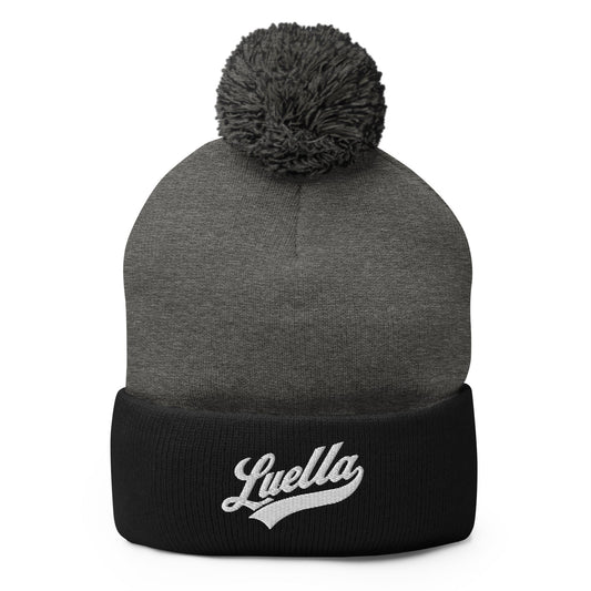 Pom-Pom Beanie | Luella High School Marching Band | Emblem Logo