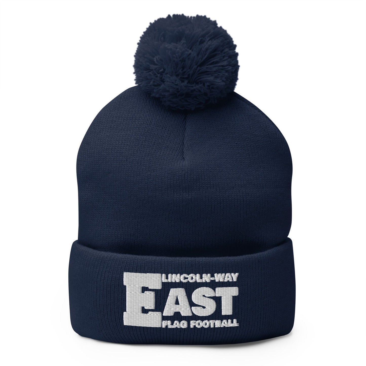 Pom-Pom Beanie | LWE Flag Football | Vanguard Logo