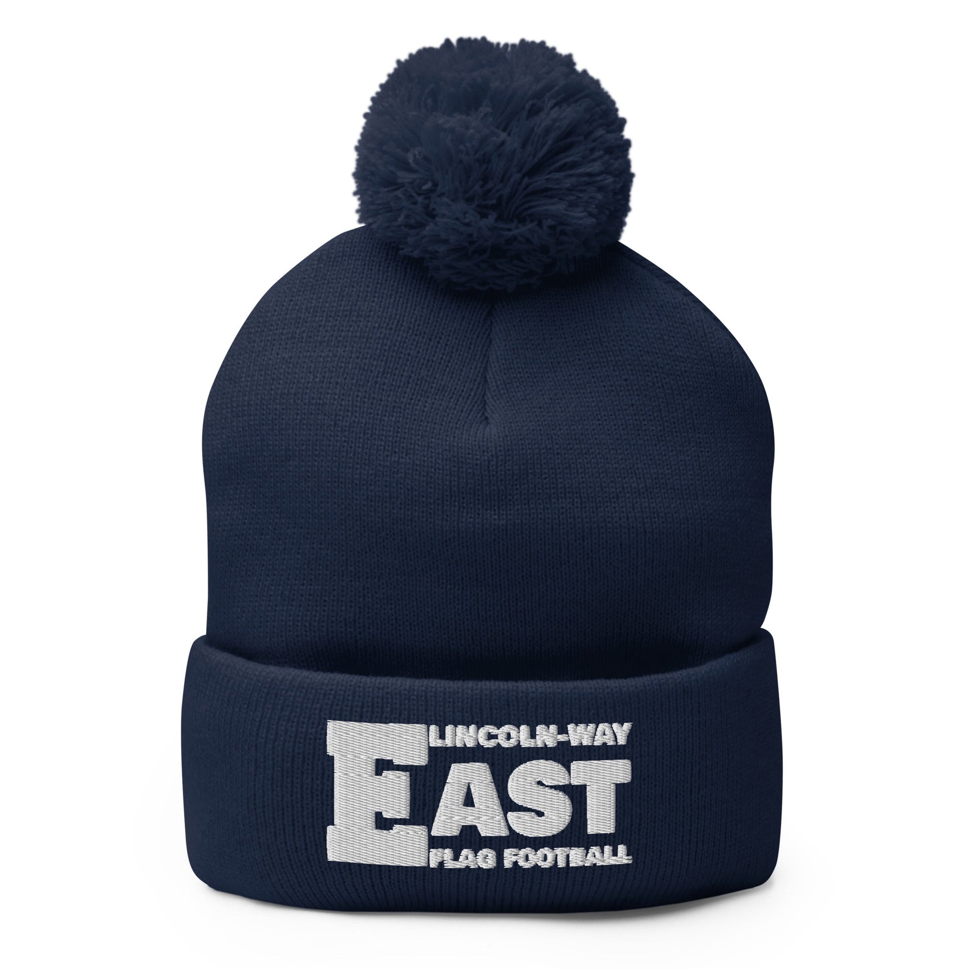 Pom-Pom Beanie | LWE Flag Football | Vanguard Logo